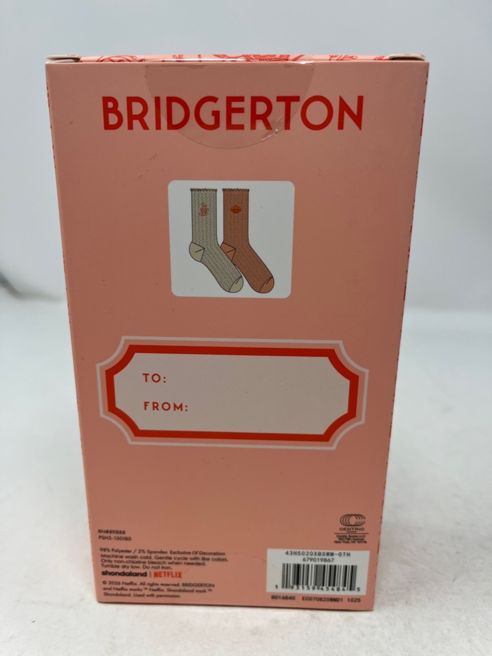 BRIDGERTON Netflix BUNDLE 4 Satin Headband 2 Socks Heart Pillow Zip Pouch NWT - Picture 13 of 16